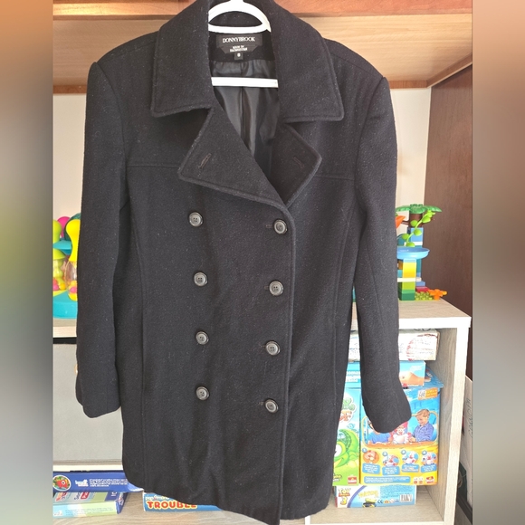 Donnybrook 100% Wool Classic Coat Double Breasted Women's Size 8 - Picture 1 of 14